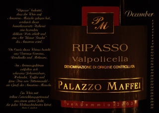 Ripasso Valpolicella von Palazzo Maffei - Dezember